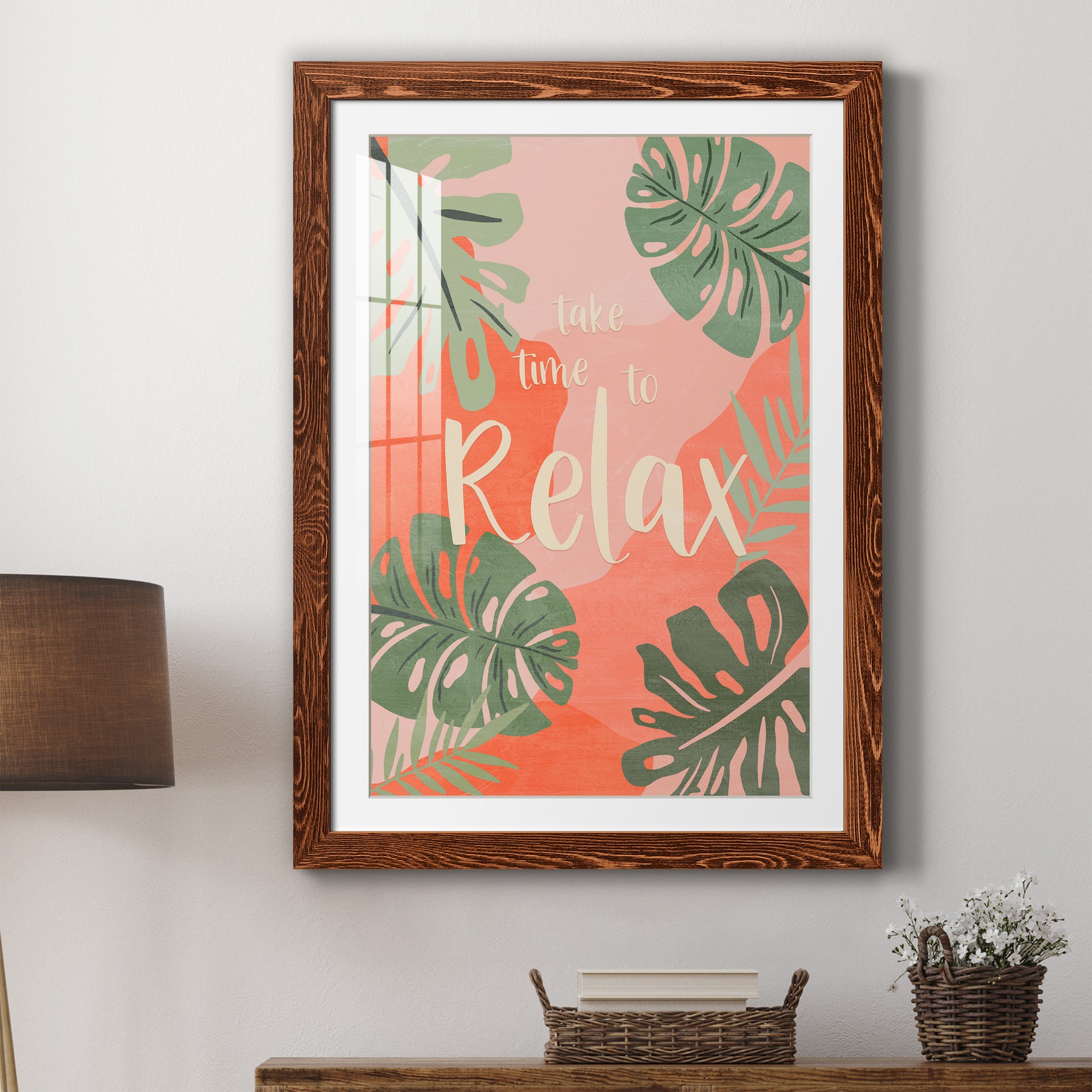 Take Time - Premium Framed Print - Distressed Barnwood Frame - Ready to Hang