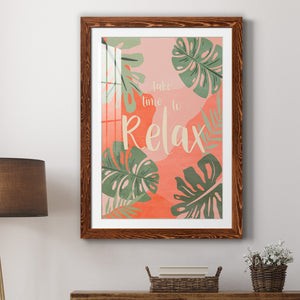 Take Time - Premium Framed Print - Distressed Barnwood Frame - Ready to Hang