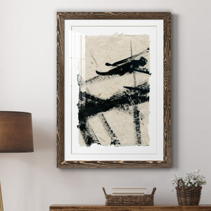 Lines Crossed II - Premium Framed Print - Distressed Barnwood Frame - Ready to Hang