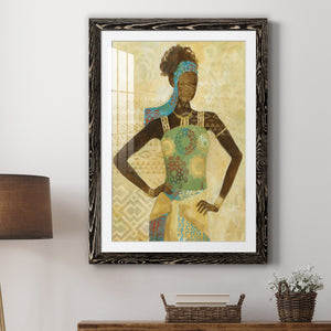 Tribal Vision I - Barnwood Framed Art Print