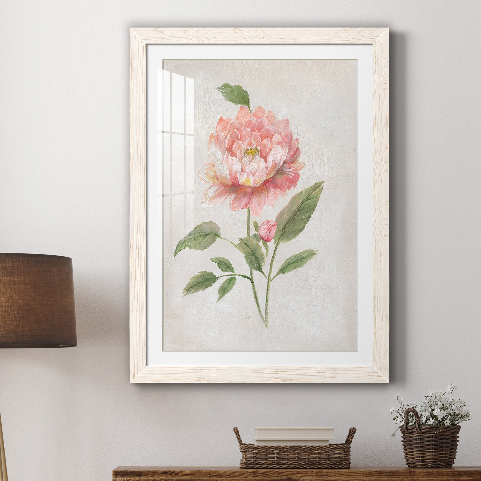 Grandiflora III - Barnwood Framed Art Print