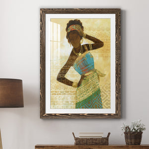 Tribal Vision II - Barnwood Framed Art Print