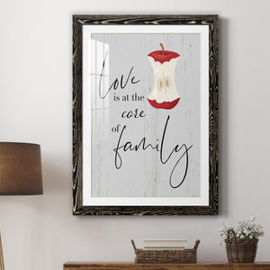 Core of Family - Premium Framed Print - Distressed Barnwood Frame - Ready to Hang