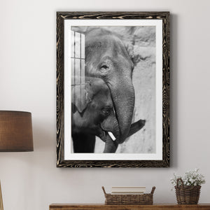 Tender Moment - Barnwood Framed Art Print