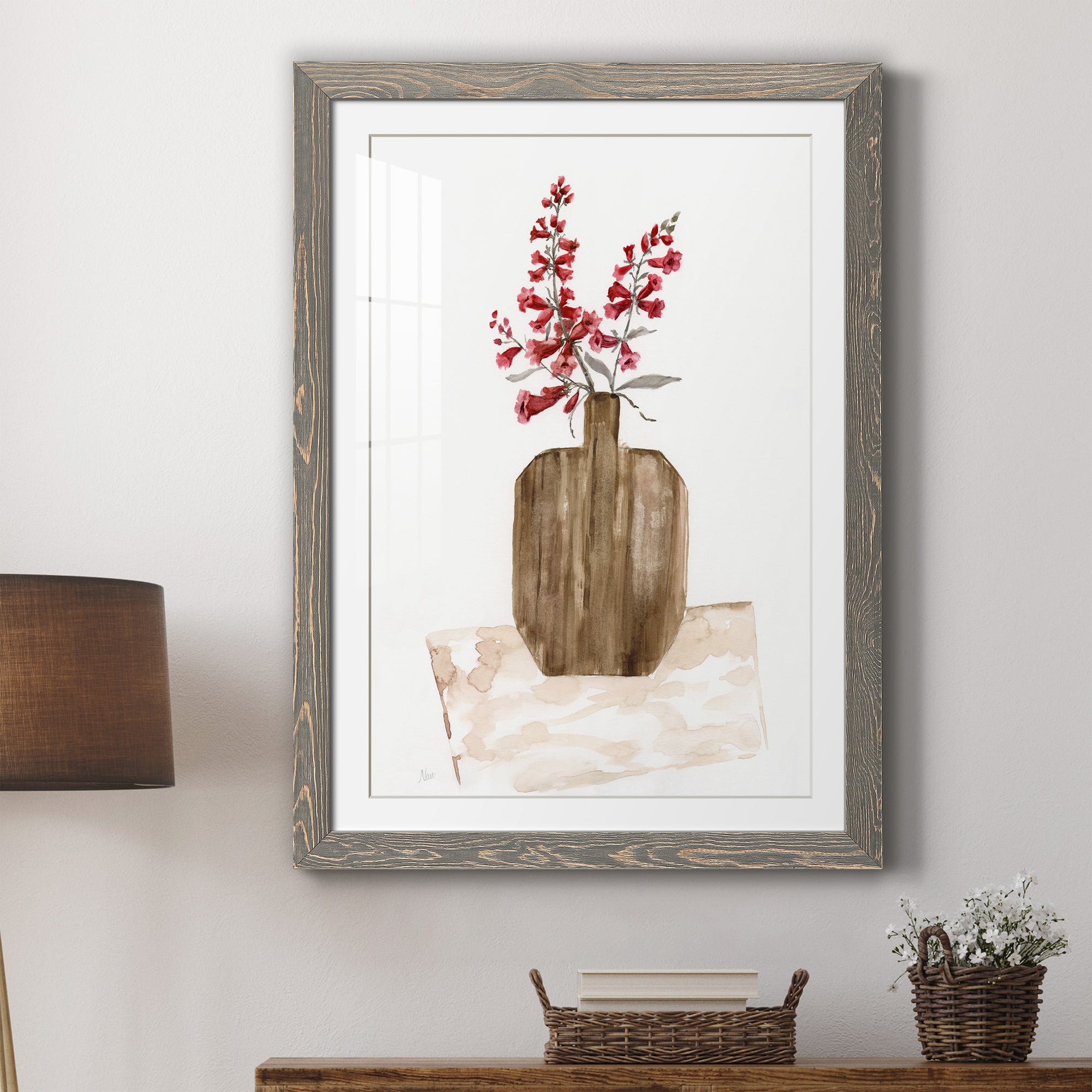Simply Country II - Barnwood Framed Art Print