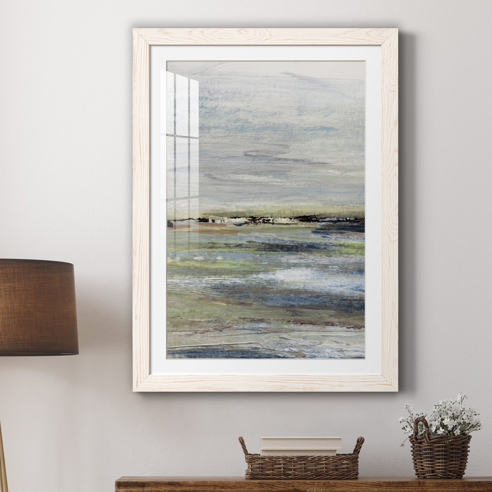 Wetlands I - Premium Framed Print - Distressed Barnwood Frame - Ready to Hang