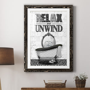 Relax and Unwind - Barnwood Framed Art Print