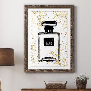 Glitter Perfume I - Barnwood Framed Art Print