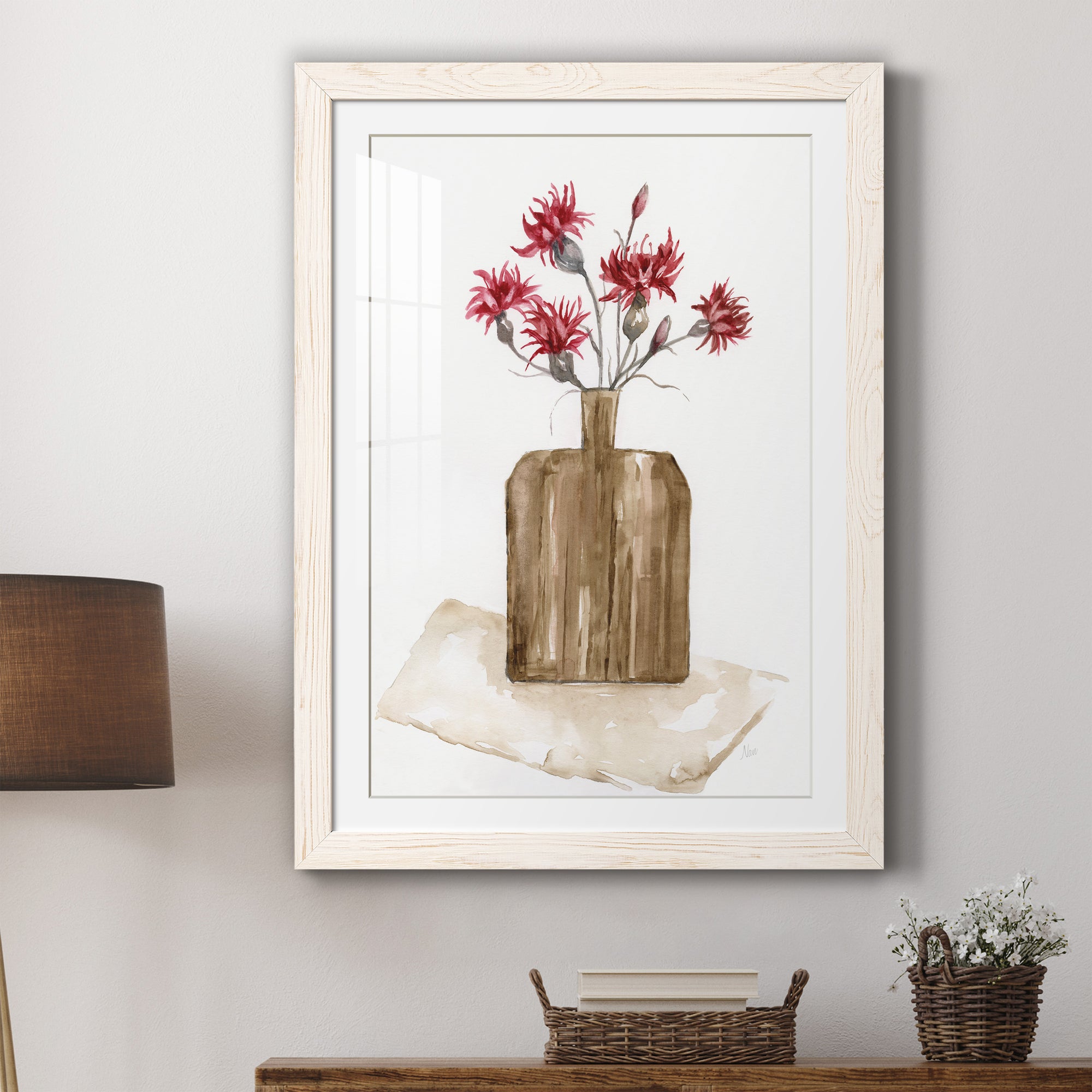 Simply Country I - Barnwood Framed Art Print
