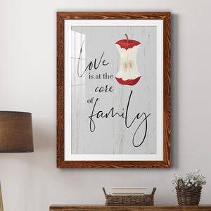 Core of Family - Premium Framed Print - Distressed Barnwood Frame - Ready to Hang