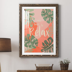 Take Time - Premium Framed Print - Distressed Barnwood Frame - Ready to Hang