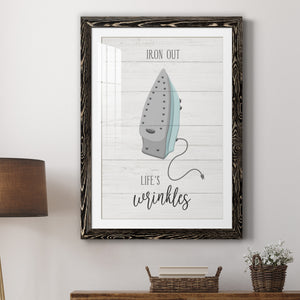 Iron Out - Premium Framed Print - Distressed Barnwood Frame - Ready to Hang