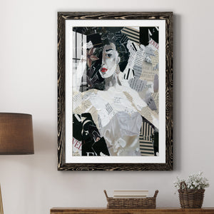 Runway Star - Barnwood Framed Art Print