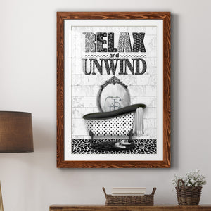 Relax and Unwind - Barnwood Framed Art Print