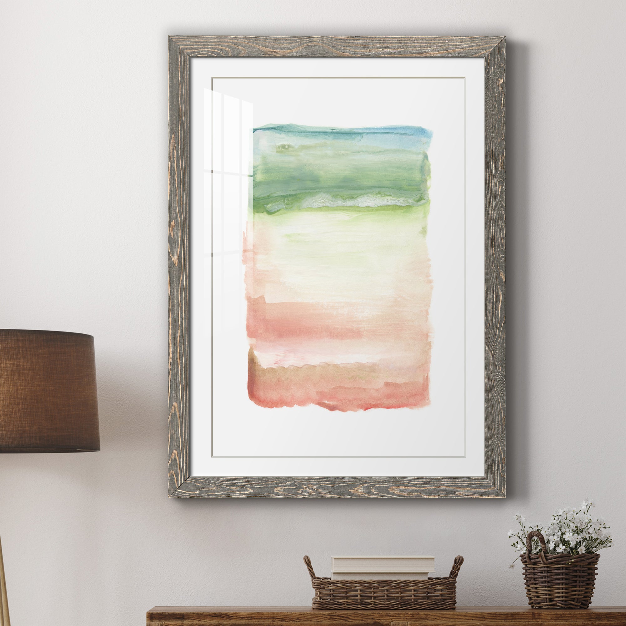 Skye I - Premium Framed Print - Distressed Barnwood Frame - Ready to Hang