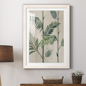Modern Fronds II - Barnwood Framed Art Print