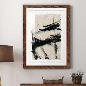 Lines Crossed II - Premium Framed Print - Distressed Barnwood Frame - Ready to Hang