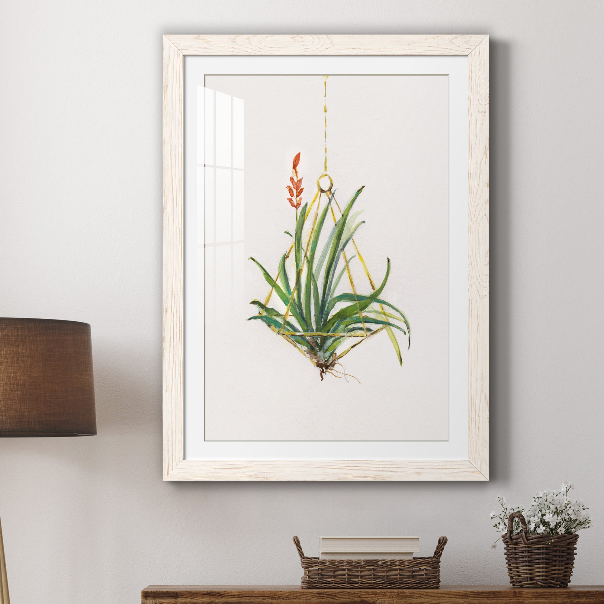 Gardenaire I - Barnwood Framed Art Print