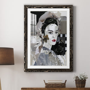 Runway Pause - Barnwood Framed Art Print
