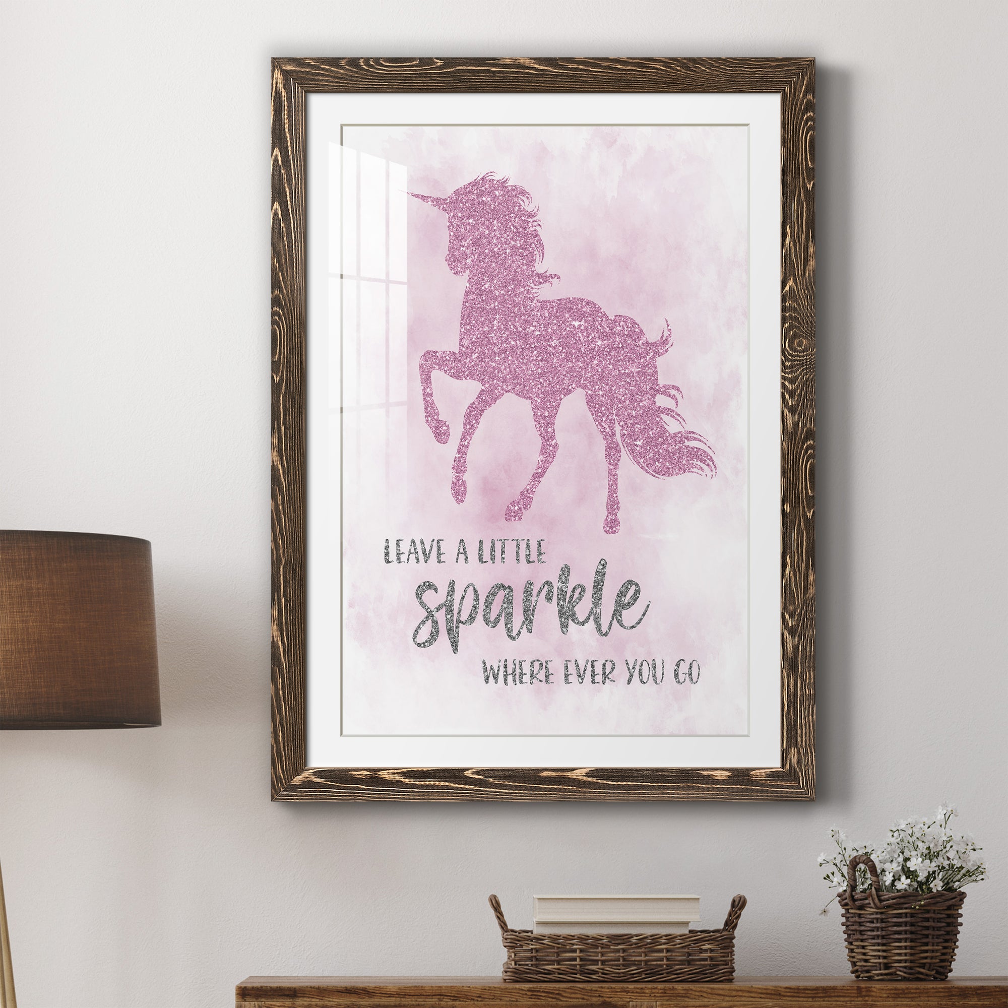 Sparkle - Barnwood Framed Art Print