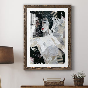 Runway Star - Barnwood Framed Art Print