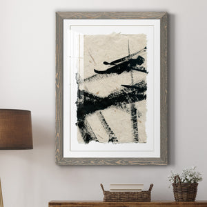 Lines Crossed II - Premium Framed Print - Distressed Barnwood Frame - Ready to Hang