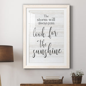 Look for the Sunshine - Premium Framed Print - Distressed Barnwood Frame - Ready to Hang