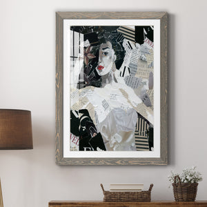 Runway Star - Barnwood Framed Art Print