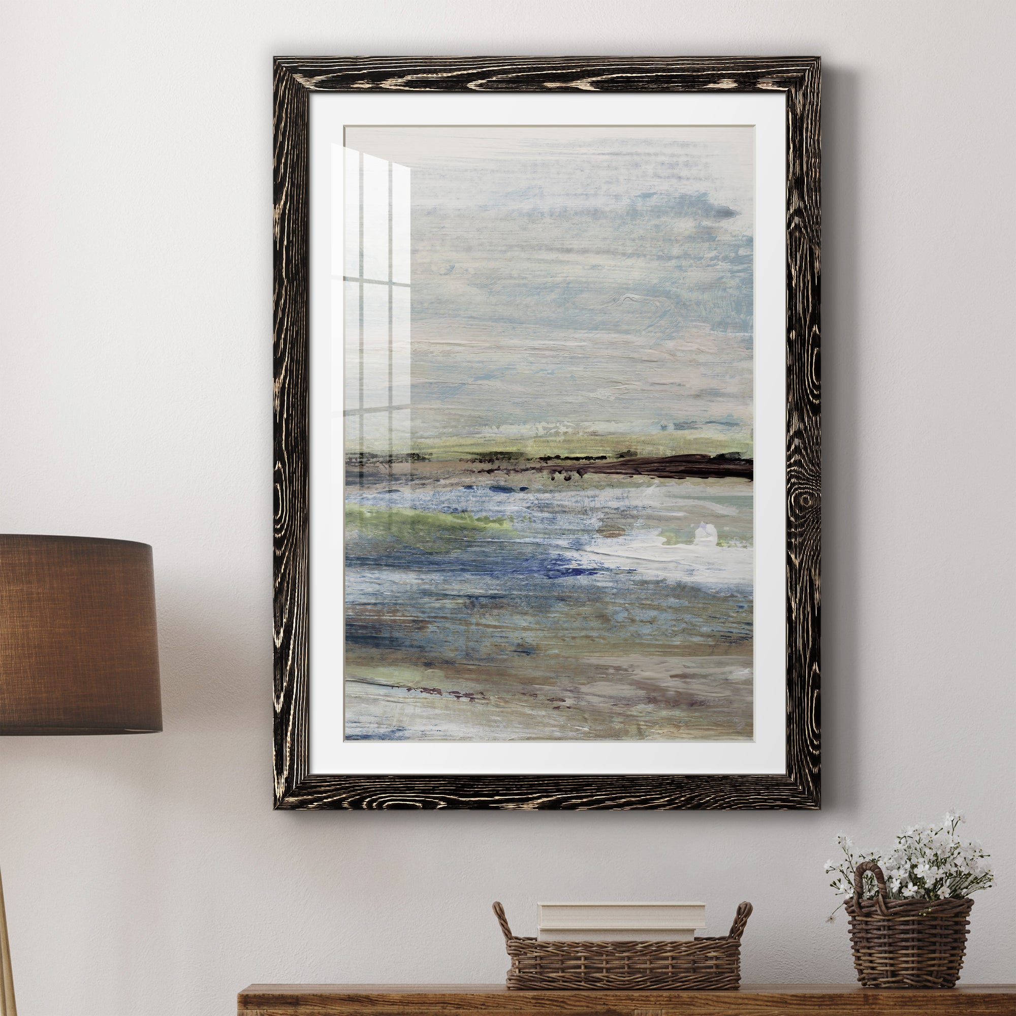 Wetlands II - Premium Framed Print - Distressed Barnwood Frame - Ready to Hang