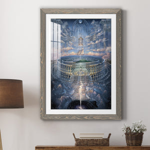 Solace II - Barnwood Framed Art Print