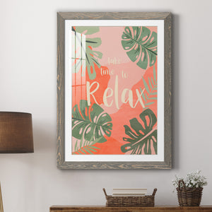 Take Time - Premium Framed Print - Distressed Barnwood Frame - Ready to Hang