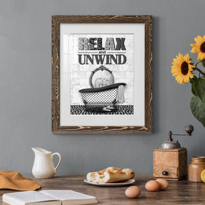 Relax and Unwind - Barnwood Framed Art Print