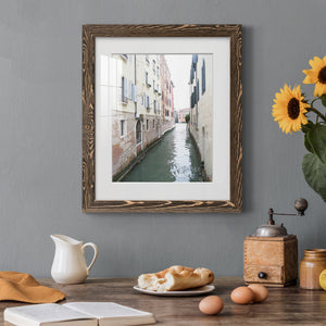 Venice Canal II - Premium Framed Print - Distressed Barnwood Frame - Ready to Hang