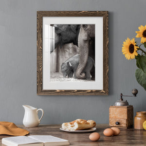 Family Moment - Barnwood Framed Art Print