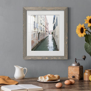 Venice Canal II - Premium Framed Print - Distressed Barnwood Frame - Ready to Hang
