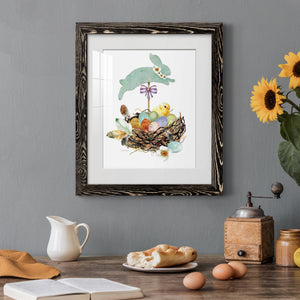 Bunny Hop - Barnwood Framed Art Print