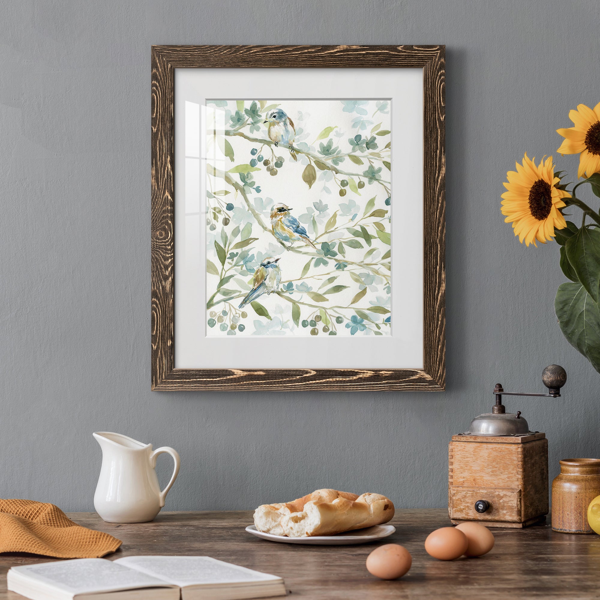 Spring Beginnings - Barnwood Framed Art Print