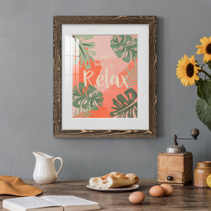 Take Time - Premium Framed Print - Distressed Barnwood Frame - Ready to Hang