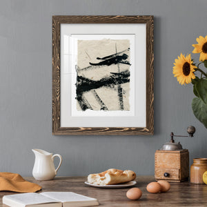 Lines Crossed II - Premium Framed Print - Distressed Barnwood Frame - Ready to Hang