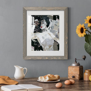 Runway Star - Barnwood Framed Art Print