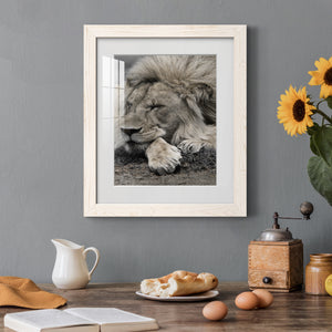 Sleepy Afternoon in Masai Mara - Barnwood Framed Art Print