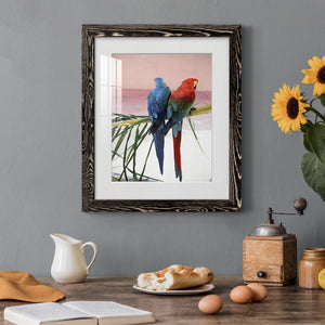 Palm Parrots - Barnwood