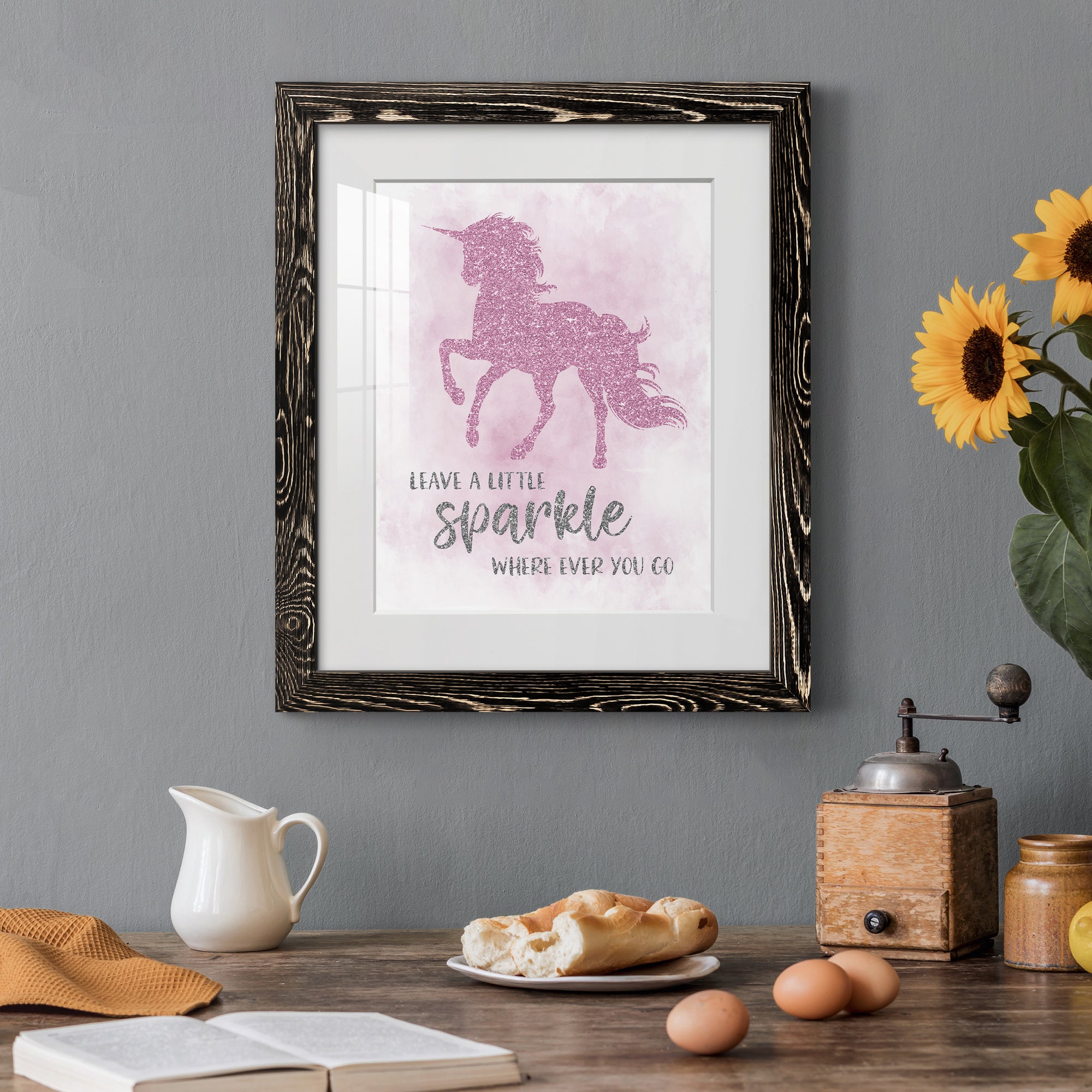 Sparkle - Barnwood Framed Art Print