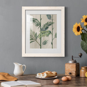 Modern Fronds II - Barnwood Framed Art Print