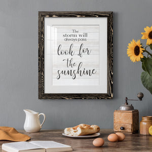 Look for the Sunshine - Premium Framed Print - Distressed Barnwood Frame - Ready to Hang