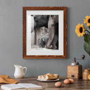 Family Moment - Barnwood Framed Art Print