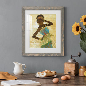 Tribal Vision II - Barnwood Framed Art Print