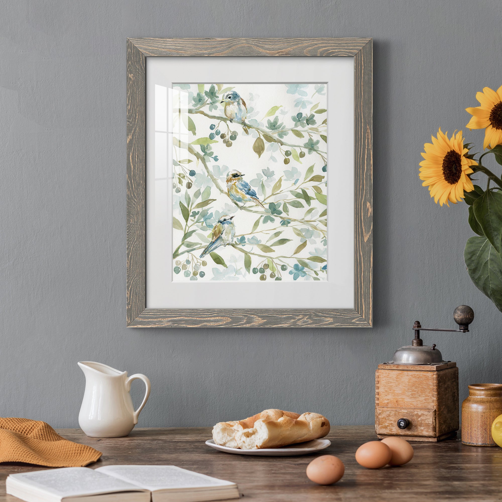 Spring Beginnings - Barnwood Framed Art Print