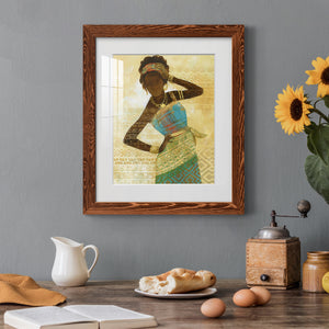 Tribal Vision II - Barnwood Framed Art Print