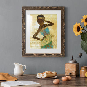 Tribal Vision II - Barnwood Framed Art Print